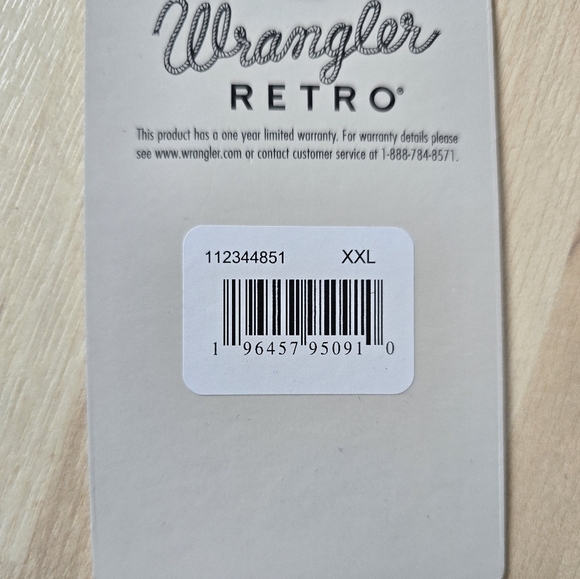 Wrangler retro tie back tank size 2xl NWT - Picture 9 of 9